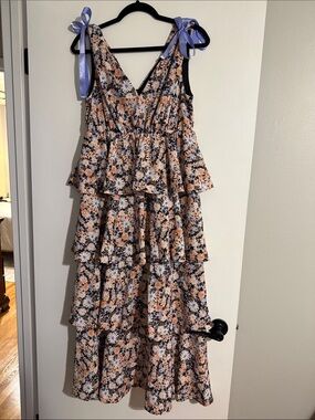 Floral Tiered Maxi Dress